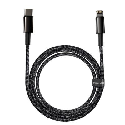 4. Kabel Baseus CATLWJ-A01 Lightning - USB-C PD 20W 480Mb/s 2m - czarny