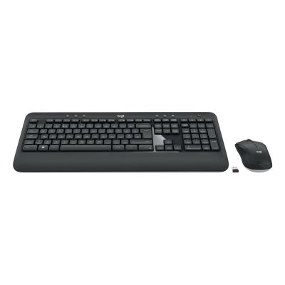 17. Zestaw klawiatura + mysz membranowa Logitech MK540 920-008685 (USB;  kolor czarny; optyczna; 1000 DPI)