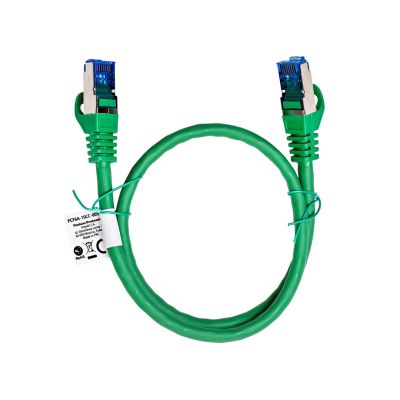 4. LANBERG PATCHCORD S/FTP KAT.6A 0.5M ZIELONY LSZH CCA (FLUKE PASSED) PCF6A-10CC-0050-G