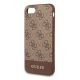 3. Etui Guess 4G Stripe Collection na iPhone 7 / 8 / SE 2020 / SE 2022 - brązowe