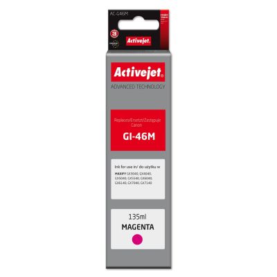 Activejet AC-G46M Buteleczka z tuszem z atramentem (zamiennik Canon GI-46M; Supreme; 135 ml; czerwony)