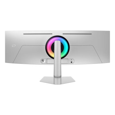 18. Samsung G93SC monitor komputerowy 124,5 cm (49") 5120 x 1440 px Dual QHD OLED Srebrny