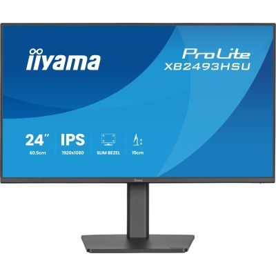 3. iiyama ProLite XB2493HSU-B1 monitor komputerowy 60,5 cm (23.8") 1920 x 1080 px Full HD LED Czarny