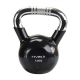 15. Kettlebell żeliwny uchwyt chrom radełkowany HMS KTC12 BLACK 