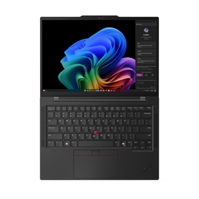 8. Lenovo ThinkPad T14s 14" Systemy ochrony przed włamaniem (IPS) WUXGA 1920 x 1200 pikseli Powłoka przeciwodblaskowa Lwia paszcza X Elite X1E-78-100 32 GB Lutowany LPDDR5x Pojemność dysku SSD 1000 GB Karta graficzna Qualcomm Ad