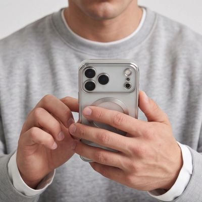 6. Etui Tech-Protect MagFlex na iPhone 18 Pro / 17 Pro - srebrne