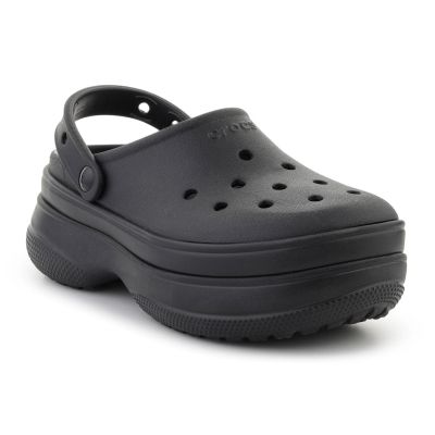 CROCS CLASSIC STACKED CLOG BLACK/BLACK 211355-060
