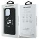 8. Etui Karl Lagerfeld Silicone Karl&Choupette Heads MagSafe na iPhone 16 Pro Max 6.9" - czarne