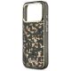 6. Etui Guess IML Script Metal MagSafe na iPhone 17 Pro - czarno-brązowe