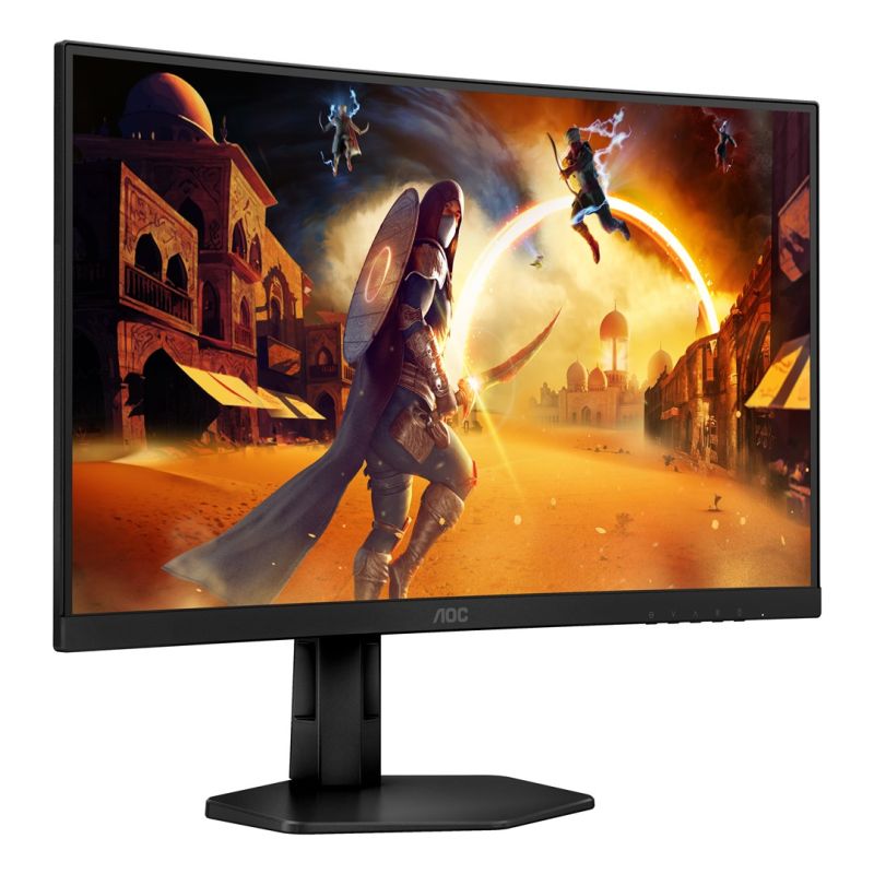 23. Monitor komputerowy AOC 27" G4 C27G4ZXU 68,6cm 1920 x 1080 px Full HD LED Czarny
