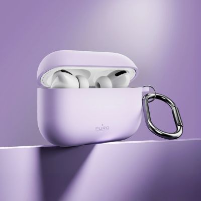 5. Etui Puro Icon na AirPods Pro 3 - fioletowe