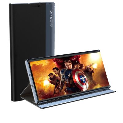 4. New Sleep Case etui do Xiaomi Redmi Note 12 5G / Poco X5 5G pokrowiec z klapką podstawka niebieskie