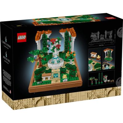 2. LEGO Icons 10359 Fontanna w ogrodzie