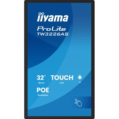 8. Panel-PC iiyama TW3226AS-B3P 32" z Androidem 14+GMS SOC Octa-core RK3576 4GB Pamięci 32GB PCAP 10-Punktowy Ekran Dotykowy 1920x1080 VA