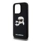6. Etui Karl Lagerfeld Silicone Karl&Choupette MagSafe na iPhone 15 Pro Max - czarne