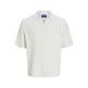 Jack&Jones koszulka męska JORPAROS KNIT ESTER SS CROCHET POLO 12272562 SEA SALT