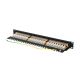 5. LANBERG PATCH PANEL 24 PORT 1U 19" KAT.6A FTP CZARNY PPSA-1024-B
