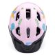 3. Kask rowerowy dziecięcy MTB Wozinsky z odpinanym daszkiem 52-56 cm - różowy