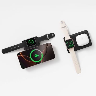 3. Powerbank Baseus EnerFill FT11 10000mAh 27W kompatybilny z MagSafe, do Apple Watch i smartfonów z kablem USB-C 20V/3A 30 cm - czarny