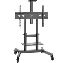 ONKRON TS1891-B Stojak Mobilny nachylny do TV 50"- 90", max 100 kg, czarny