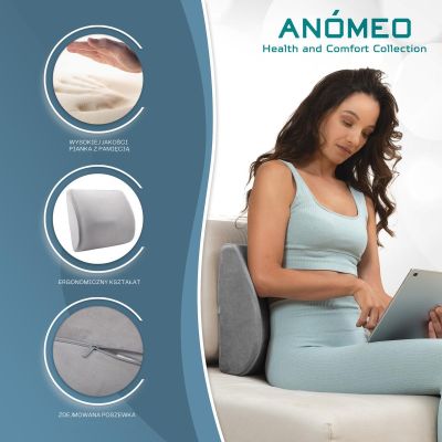 5. PODUSZKA POD PLECY ERGONOMICZNE PODPARCIE ANOMEO