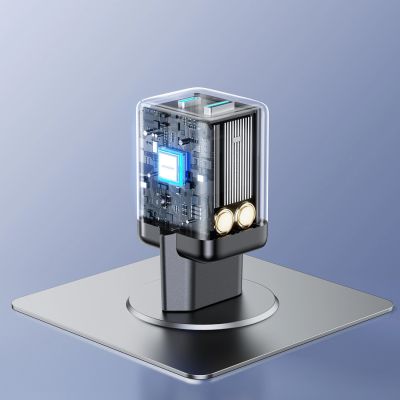 8. Ładowarka sieciowa Joyroom JR-TG8 GaN 45W USB-C + USB-A - czarna
