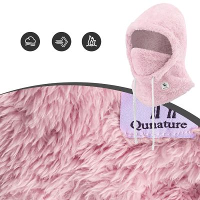5. Kominiarka narciarska Qunature Arctic Velvet rozmiar M - różowa