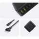 9. Stacja ładująca Baseus EnerFill FH21 120W 4xUSB-C + 2xUSB-A - czarna