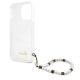 7. Etui Guess White Pearl na iPhone 13 Pro / iPhone 13 - przezroczyste