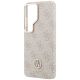 6. Etui Guess 4G Rhinestone Round Logo MagSafe na Samsung Galaxy S26 Ultra - różowe