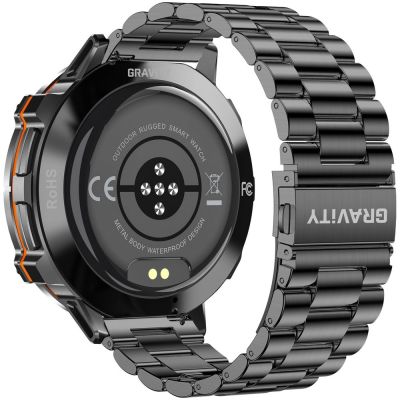 16. Smartwatch Gravity Czarny Pasek + Bransoleta GT42-5