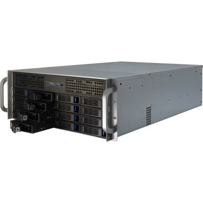 4. Inter-Tech 4U-4416L Rack Czarny, Srebrny