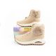 19. Skechers Uno Rugged buty sportowe damskie botki ocieplane zimowe brązowe
