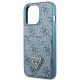 6. Etui Guess 4G Triangle Logo Cardslot na iPhone 13 Pro / 13 - niebieskie