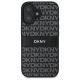 3. Etui DKNY Texture Pattern Tonal Stripe na iPhone 16 - czarne