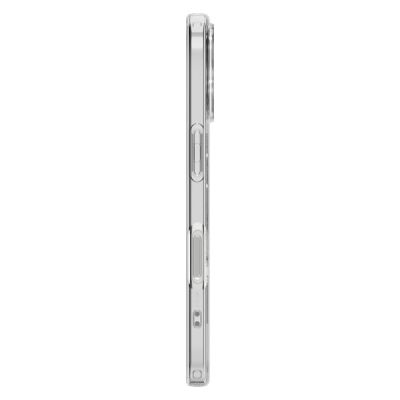 4. Etui Spigen Liquid Crystal MagSafe na iPhone 17- przezroczysto-białe