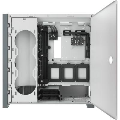 9. Obudowa Corsair iCUE 5000X RGB Mid-Tower ATX Tempered Glass White (CC-9011213-WW)