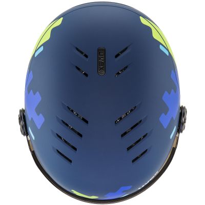 Kask narciarski dziecięcy UVEX Rocket jr. Visor