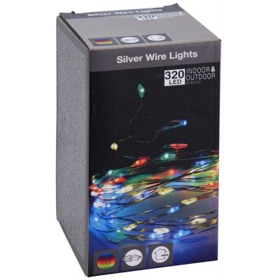 11. LAMPKI DRUCIKI GIRLANDA 320 LED MULTIKOLOR