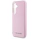 6. Etui Karl Lagerfeld Saffiano Full Wrapped Elongated Metal Logo MagSafe na Samsung Galaxy S25+ - różowe