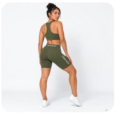 3. Spodenki kompresyjne damskie krótkie ARMY GREEN COMBATWEAR | DBX Bushido