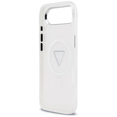 7. Etui Guess IML Gradient Triangle Logo MagSafe na iPhone Air - przezroczyste