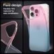 12. Etui Spigen Liquid Crystal na iPhone 15 Pro - różowo-niebieskie