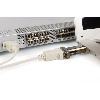 21. Adapter DIGITUS DA-70156 (USB M - RS-232 M; kolor czarny)
