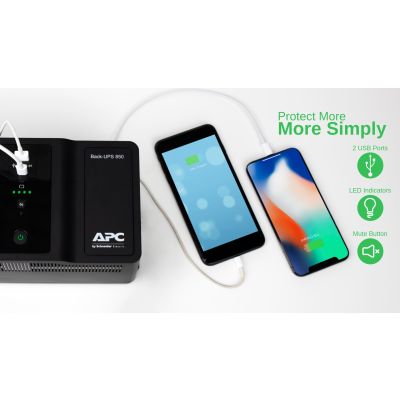 7. APC BACK-UPS 850VA 230V USB/TYPE-C AND A CHARGING PORTS