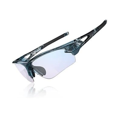 Rockbros okulary sportowe z fotochromem niebieskie