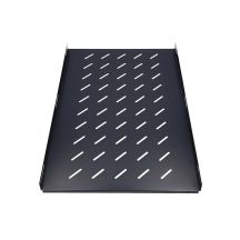 Extralink 1U 750mm Czarna | Półka | 19", 752 x 472mm, mocowana punktowo, do szaf o głębokości 1000mm