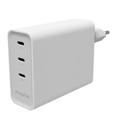 4. Mophie ROC GaN - ładowarka sieciowa, 3x USB-C, 140W (white)