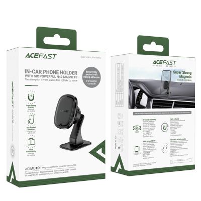 5. Uchwyt magnetyczny Acefast D35 na deskę rozdzielczą - czarny