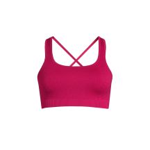 Top CASALL Scallop Seamless Bralette różowy